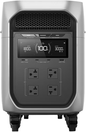 EcoFlow Delta 3 Max Plus with Wheels (2048Wh, 3000W) Deal