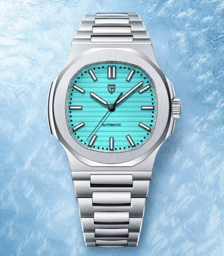 Pagani Design PD-1728 Luxury Ice Blue Automatic Mechanical Wristwatch
