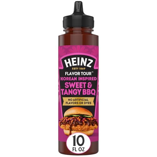Heinz Flavor Tour Korean Inspired Sweet & Tangy BBQ Sauce 10 fl oz
