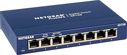 NETGEAR 8-Port Gigabit Ethernet Unmanaged Network Switch