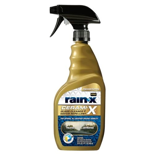 Rain-X Cerami-X Glass Cleaner + Water Repellent (23-Ounce)