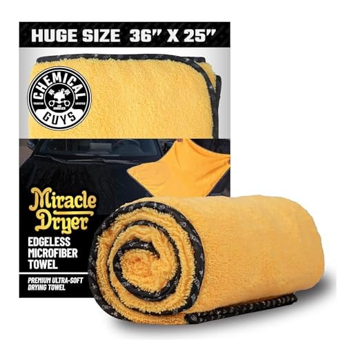 Chemical Guys Large Microfiber Drying Towel 36 x 25 Inch Deal