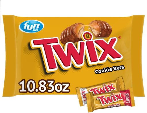 Twix Fun Size Caramel Cookie Chocolate Candy Bag 10.83-Oz
