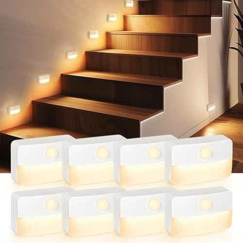 Motion Sensor Stair Light 8-Pack