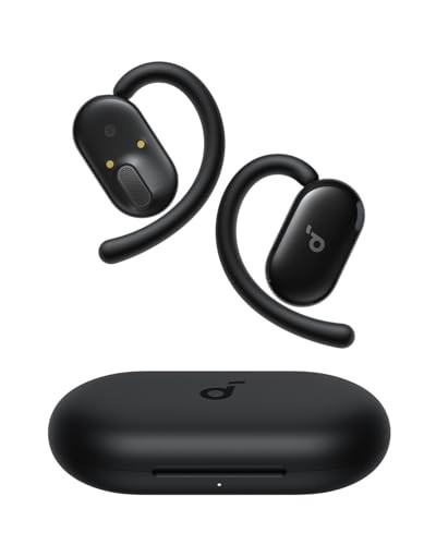 Soundcore V20i by Anker Open-Ear Adjustable Ear Hook Headphones (Black)
