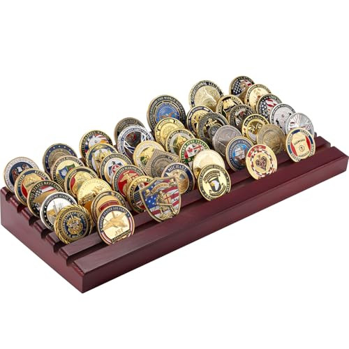 Hautton 6 Rows Challenge Coin Display Holder