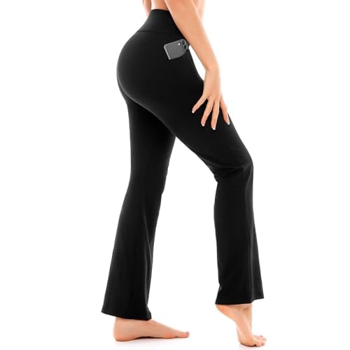 Walifrey Women's Flare Leggings w/ Pocket
