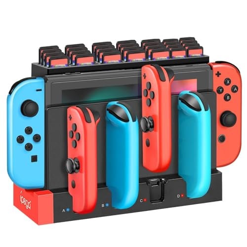 TNP Joy Con Controllers Charging Dock for Nintendo Switch