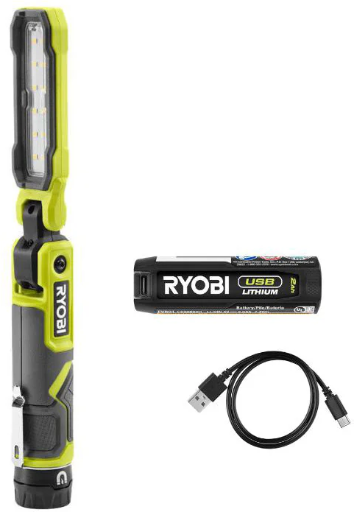 Ryobi USB Lithium LED Inspection Light Kit
