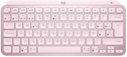 Logitech MX Keys Mini Wireless Illuminated Keyboard (SPANISH Layout) - Rose