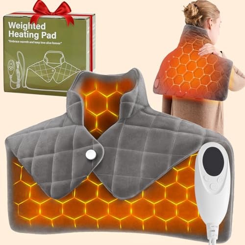 3 lb Weighted Heating Pad for Neck and Shoulders