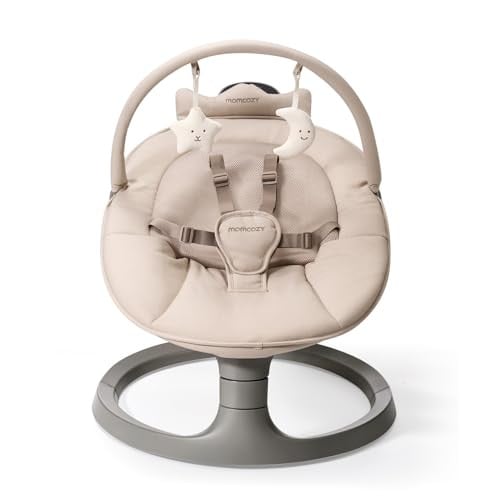 Momcozy 2-in-1 Electric Baby Swing, Dual-Arm Support System Deal