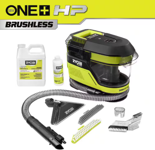 RYOBI ONE+ HP 18V Cordless SWIFTClean Mid-Size Spot Cleaner (Tool Only) w/ 32 oz. OXY Concentrate Cleaning Formula Deal