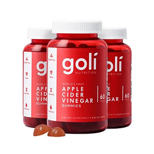 Goli Apple Cider Vinegar Gummies 180 Count (3 Pack) Deal