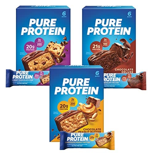Pure Protein Bar Variety Pack 18-Count Deal