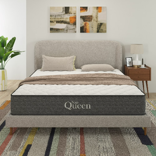 Nap Queen Victoria 10" Queen Gel Infused Hybrid Mattress in a Box Deal