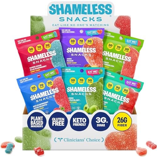 Shameless Snacks Sour Candy & Fruit Snack 6-Count Deal