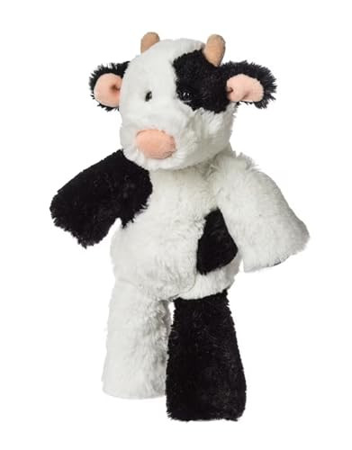 Mary Meyer Stuffed Animal Marshmallow Zoo Plush Soft Toy 9-Inches Junior Clyde Cow