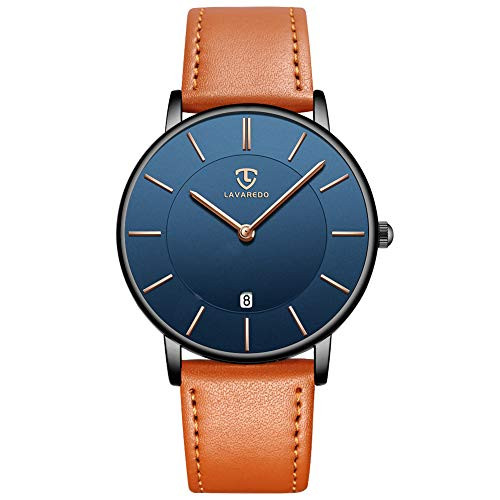 Minimalist Fashion Simple Analog Leather Watch