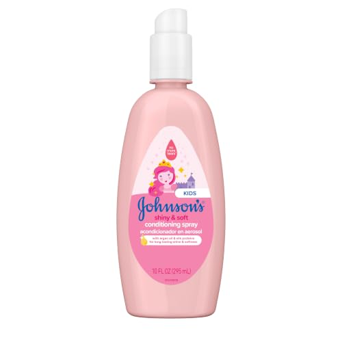 10-Oz Johnson's Kids Shiny & Soft Tear-Free Hair Conditioning Spray w/ Argan Oil