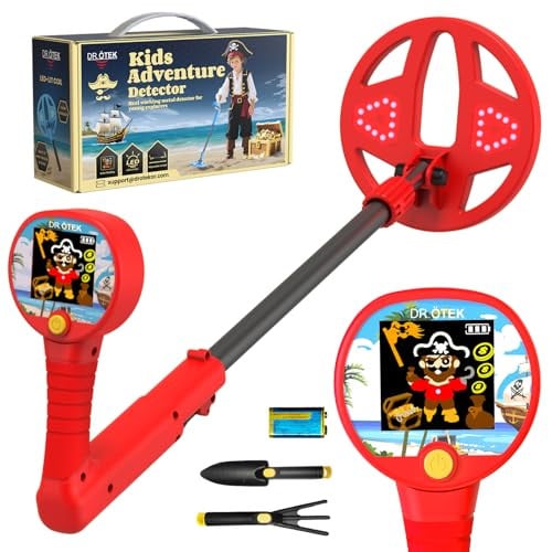 Metal Detector for Kids with Full Color Screen & LED Light Coil Deal