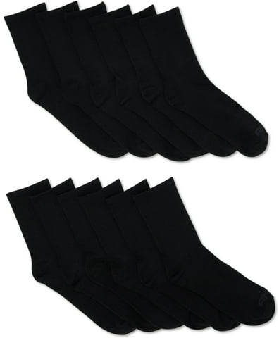 AND1 Men's Cushion Crew Socks 12-Pack