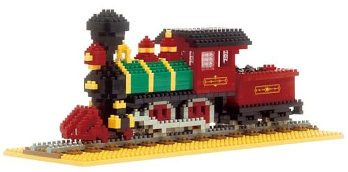 Nanoblock Vehicles Steam Locomotive 4-4-0 Advanced Hobby Series Building Kit