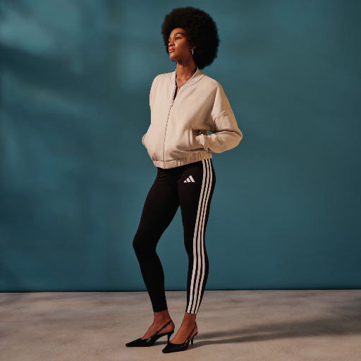 Essentials 3-Stripes Cotton Leggings Deal