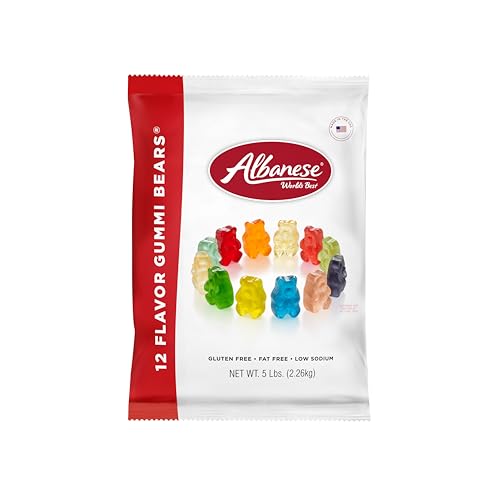 5-lb Albanese World's Best Gummi Bears Candy (12 Flavors) Deal