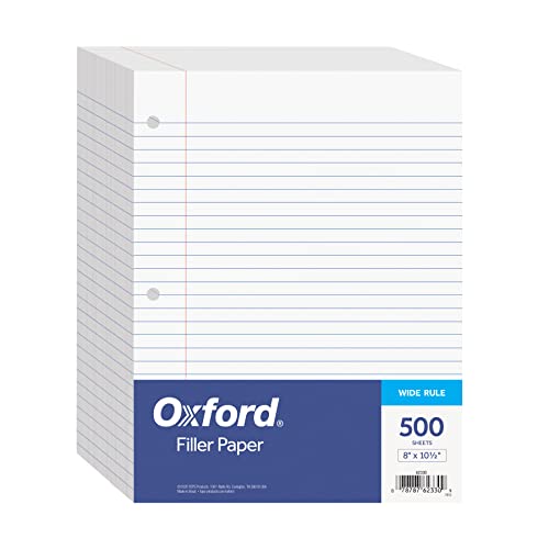 Oxford Filler Paper, Wide Ruled, 400 Sheets Deal
