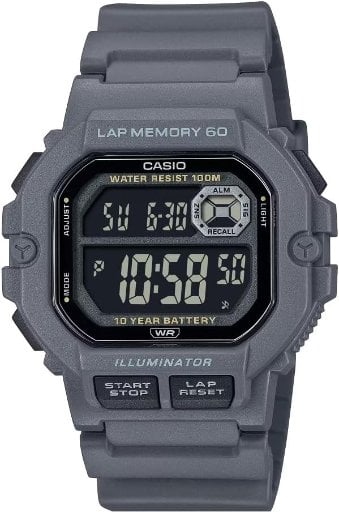 Casio WS-1400H Series Watch w/ 60-Lap Memory (Black) Deal