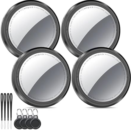 QCOQ Bluetooth/GPS Asset Tracker for Apple iOS MFi Certified 4-Pack