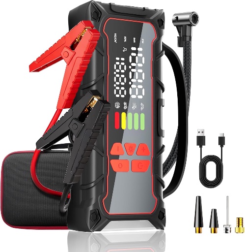 Jump Starter with Air Compressor