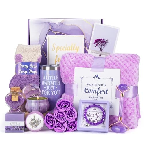 Lux Spa Gift Basket with Blanket Deal