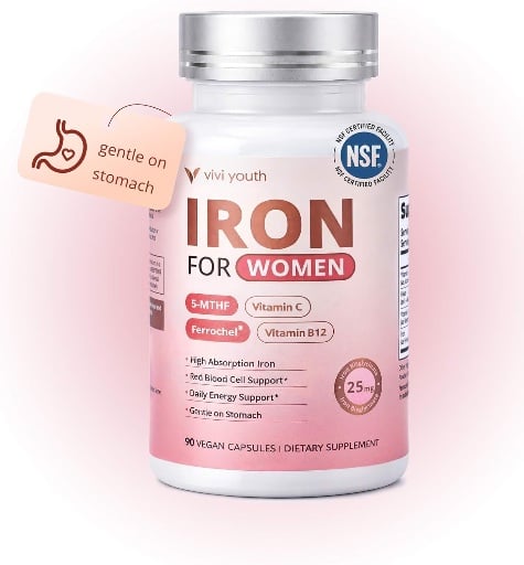 Gentle Iron Supplement for Women, High-Absorption   Deal