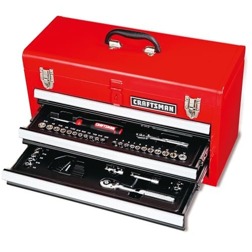 104-Piece Craftsman 1/4" & 3/8" Drive SAE Mechanics Tool Set