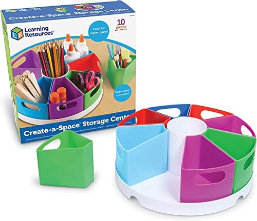 Learning Resources Create-a-Space 10-Piece Storage Center