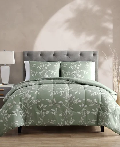 Wallis 3 Piece Reversible Comforter Set, Twin Size Deal