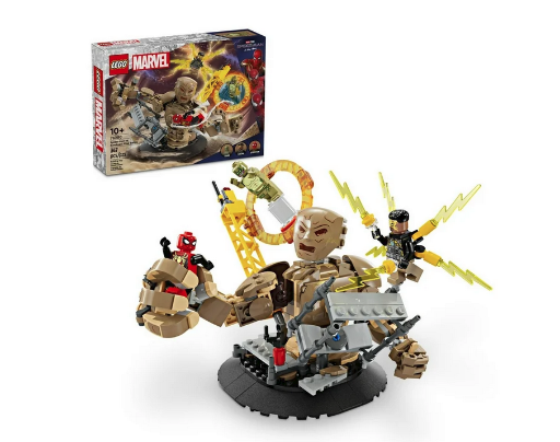347-Piece LEGO Marvel Spider-Man vs. Sandman: Final Battle Building Toy Set