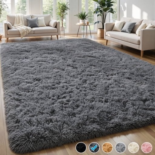 9' x 12' Nefoso Shag Area Rug Deal