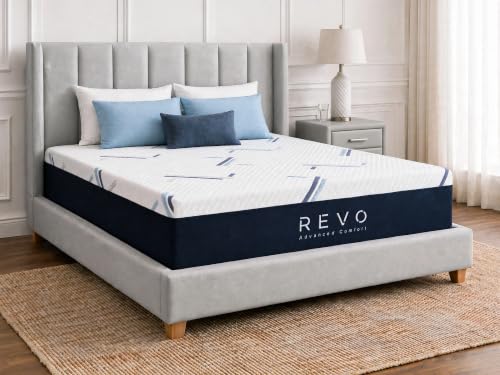 REVO 14 Inch Gel Memory Foam Mattress, Full, Medium Deal