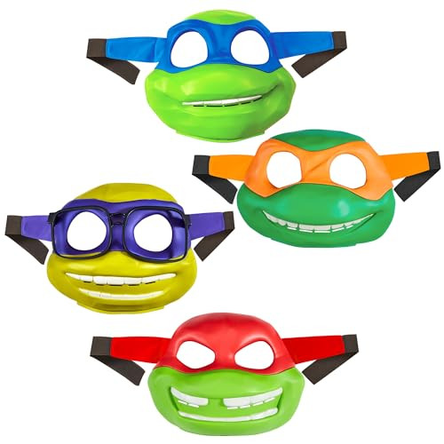 4-Pack Teenage Mutant Ninja Turtles: Mutant Mayhem Turtle Masks