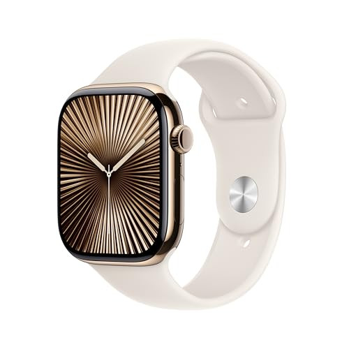 Apple Watch Series 10 GPS + Cellular 46mm Gold Titanium Case