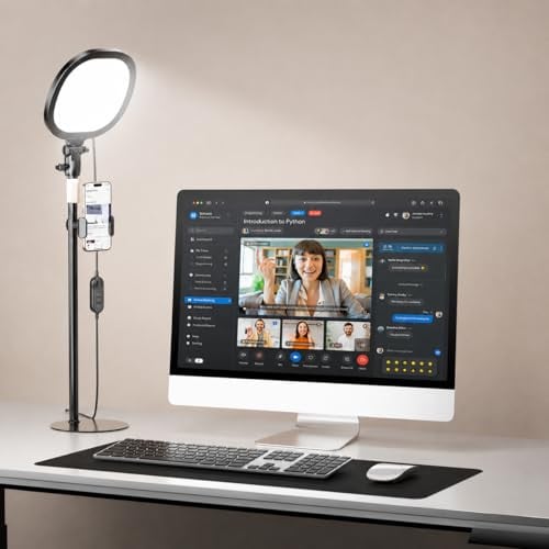 PQRQP Ring Light for Desk CRI 97+