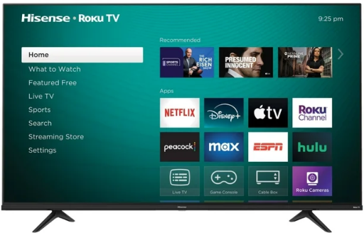 Hisense 65" 4K UHD LCD Roku Smart TV R6 Series