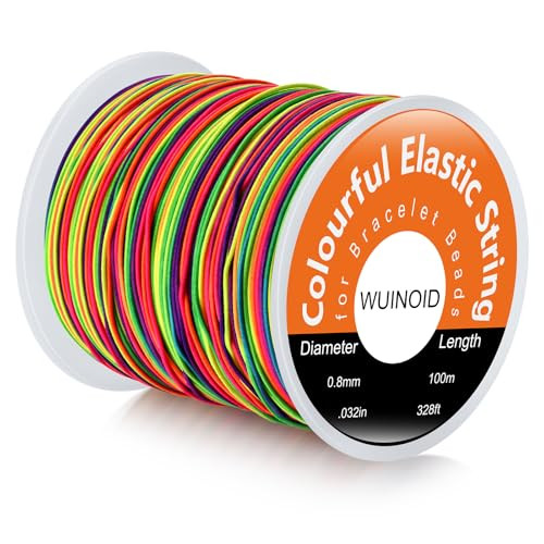 328-Ft 0.8mm Elastic Colourful Bracelet String