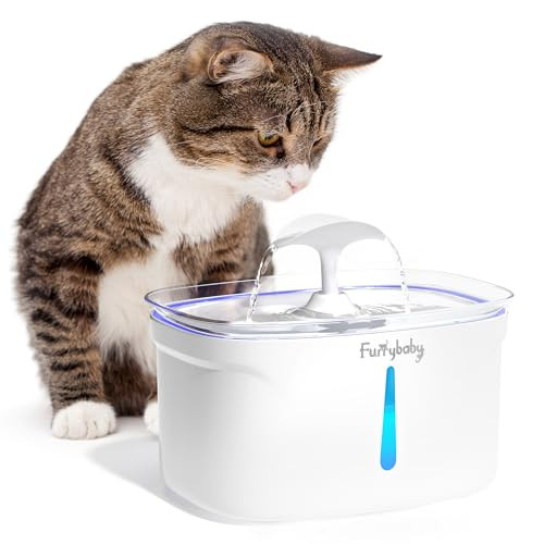 furrybaby Automatic Pet Water Fountain 84oz/2.5L