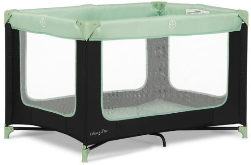 Dream on Me Zodiak Portable Playard with Carry Bag & Shoulder Strap, Mint