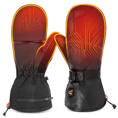 KastKing Calido Heated Water-Resistant Ice Fishing Mitten Gloves