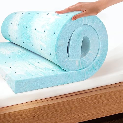 MLILY EGO 2" Twin Gel Memory Foam Mattress Topper